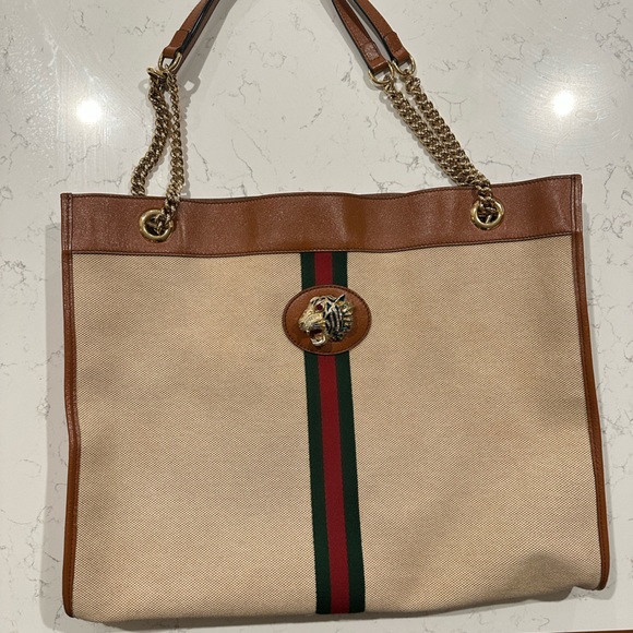 Gucci Handbags - Gucci Rajah Large Tote